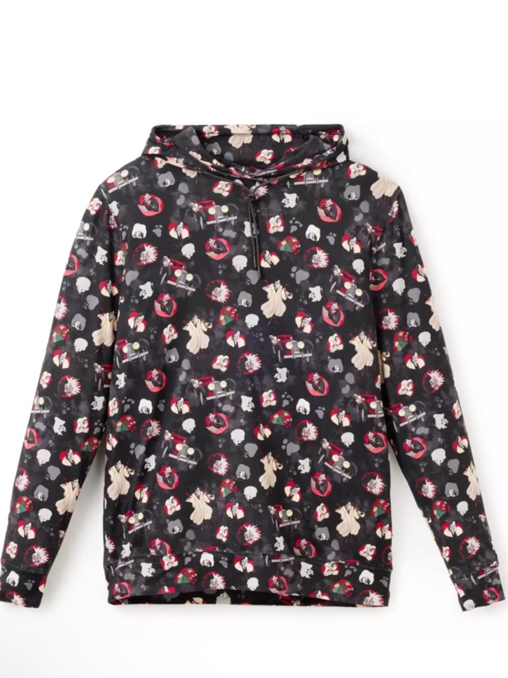 RSVLTS X Disney Cruella De Vil Performance Hoodie for Men 101 Dalmatians Medium